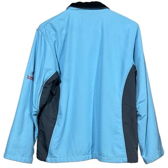Women's Blue The North Face Soft Shell Summit Series Lined Zip Up Jacket Size La - Picture 6 of 7